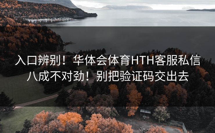 入口辨别！华体会体育HTH客服私信八成不对劲！别把验证码交出去